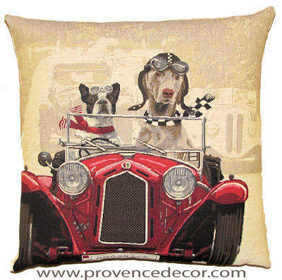Dogs 365 Retro Pomeranian Dog Vintage Style Throw Pillow 18x18 Multicolor
