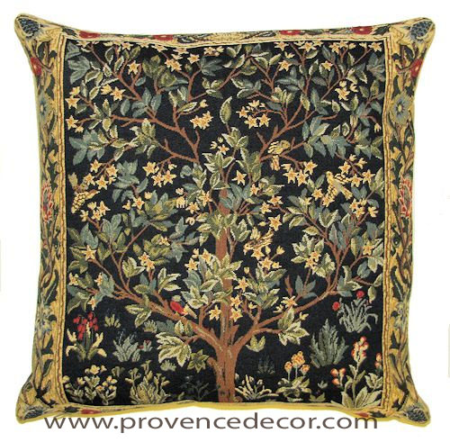 Tapestry Pillowcase Cushion Cover William Morris Floral Design 