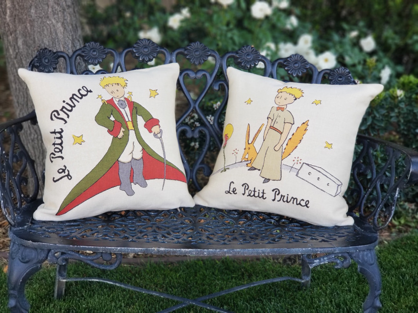 NEW 60" PETIT PRINCE PLANET LITTLE PRINCE BELGIAN TAPESTRY THROW BED SPREAD 7150 