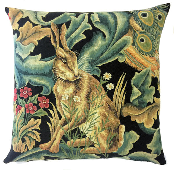 US Fox Jacquard Weave Tapestry Pillow Cushion Cover William Morris 18"x18" 