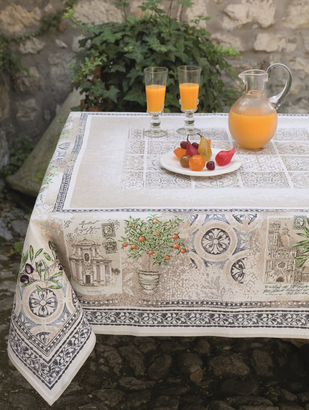 Provence Decor - French Provence Jacquard Woven Tapestry Tablecloths