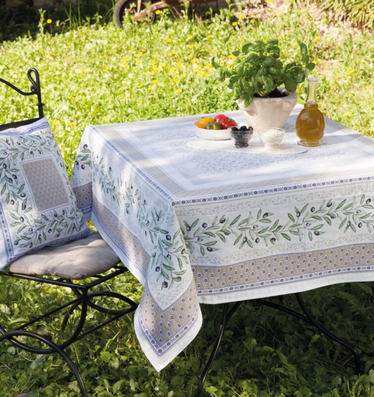 Provence Décor offers this high quality luxury collection of French Jacquard Woven Tapestry Tablecloths. They are made with 80% high quality cotton and 20% polyester to prevent wrinkle and stains. These Traditional French patterns are unique and look fabulous on every table.