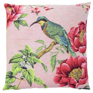 BEE-EATER PORTRAIT Authentic European Tapestry Throw Pillow Cases - Kingfisher Lover Cushion Covers - Tropical Bird Lovers Gift - Gifts Home Decor
