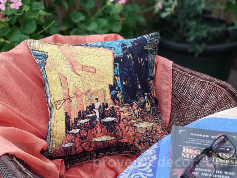 Provence Decor - Gobelin Jacquard Woven European Tapestry Pillow Covers - Throw Pillow Cases